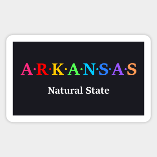 Arkansas, USA. Natural State Sticker